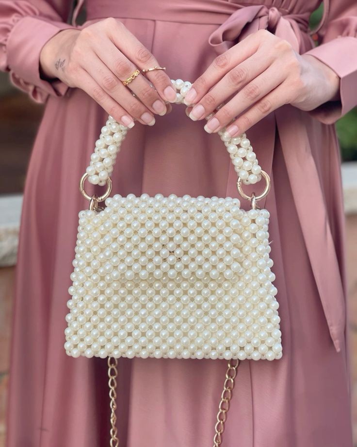 Beaded Pearl Handbag