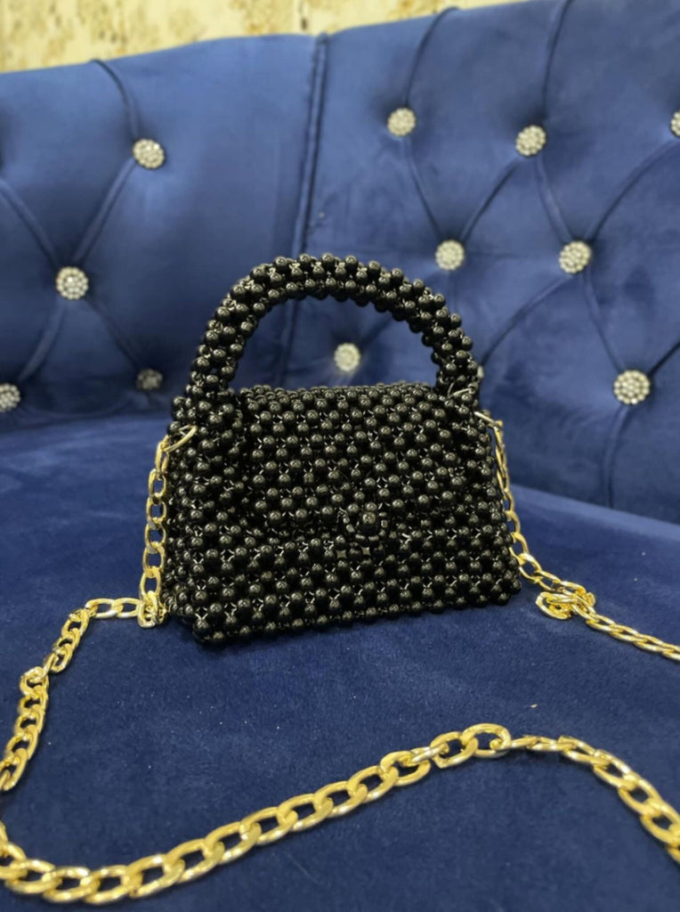 Black Beads Bag