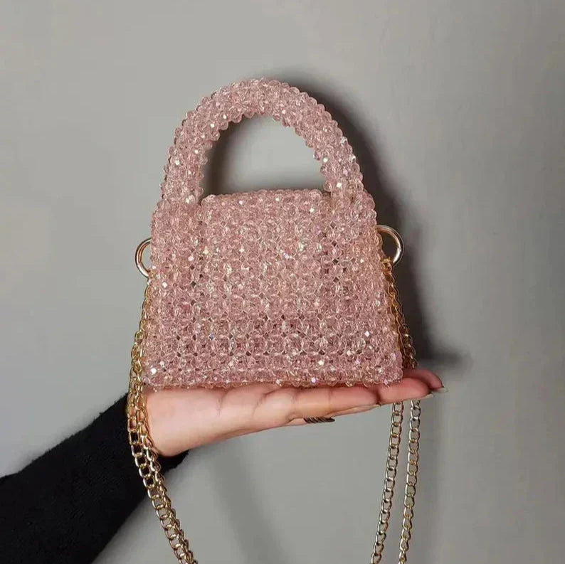 Crystal bead bag