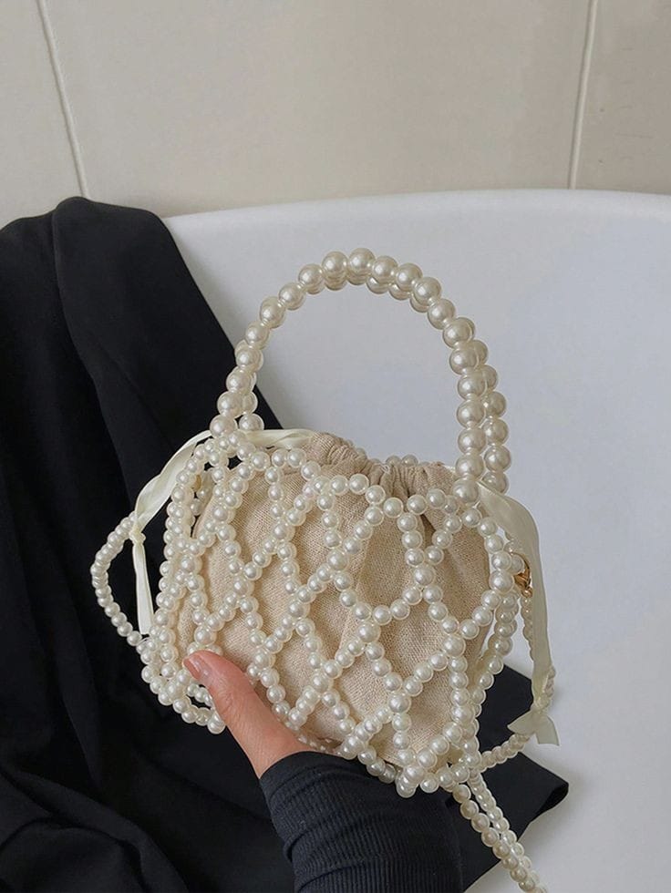 Beaded Pearl Handbag