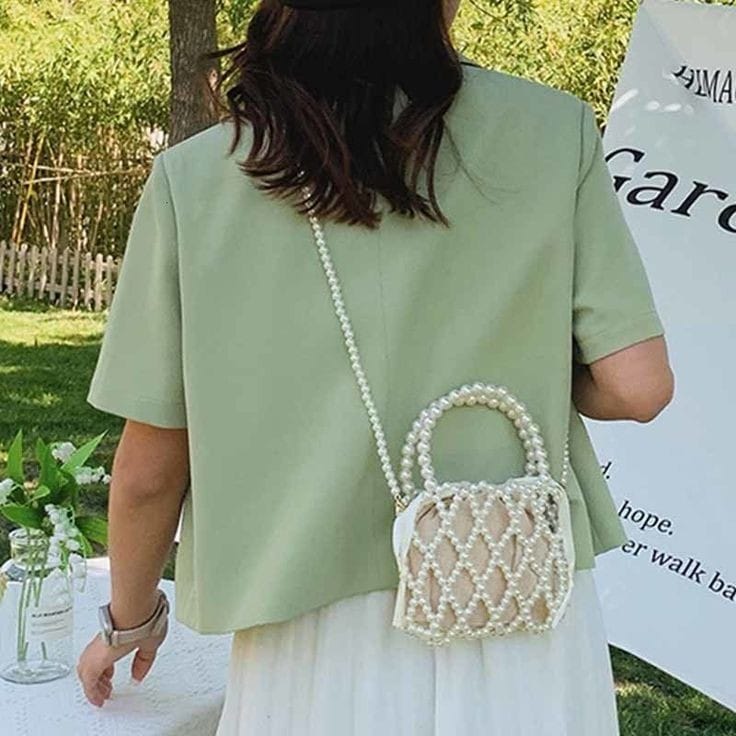 Beaded Pearl Handbag