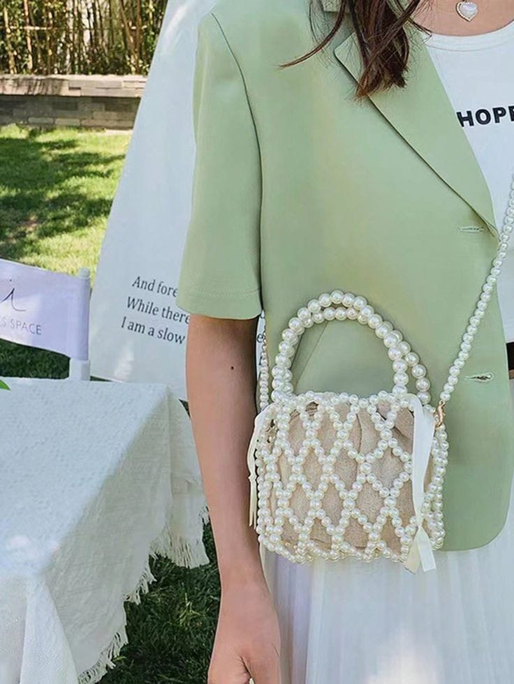 Beaded Pearl Handbag