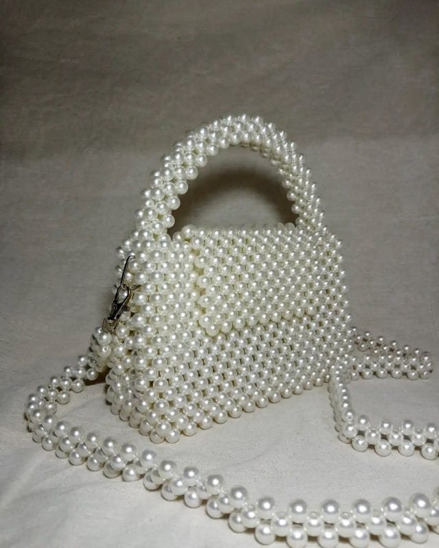 Beaded Pearl Handbag