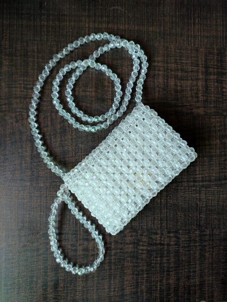 Transparent Crystal Bead Bag