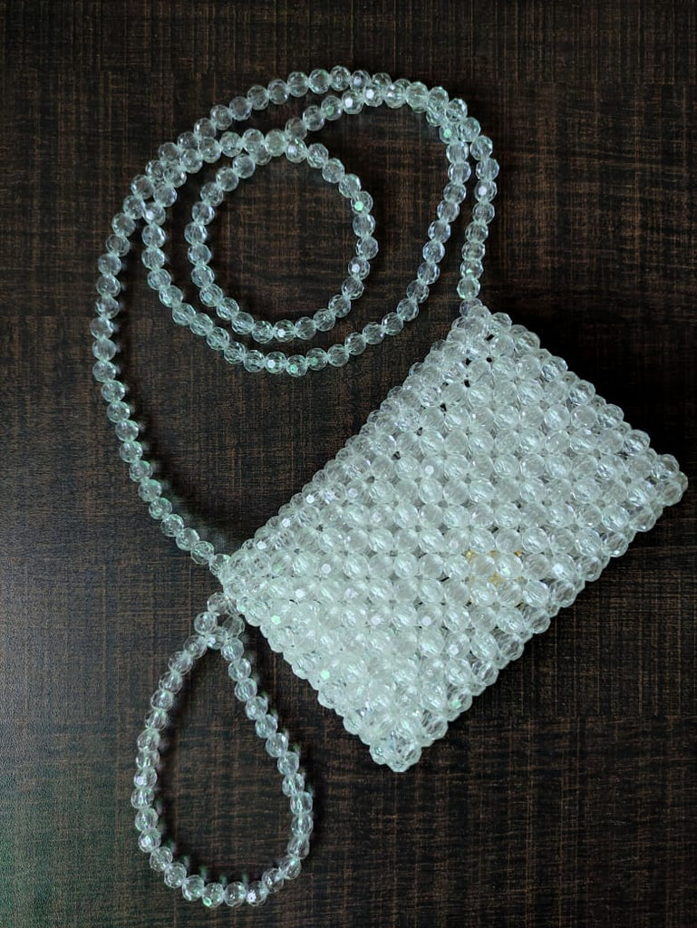 Transparent Crystal Bead Bag